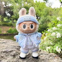 17cm Labubu Doll Fashion Set: Street Trend Style Outfit with Accessories for Mini DIY Dolls