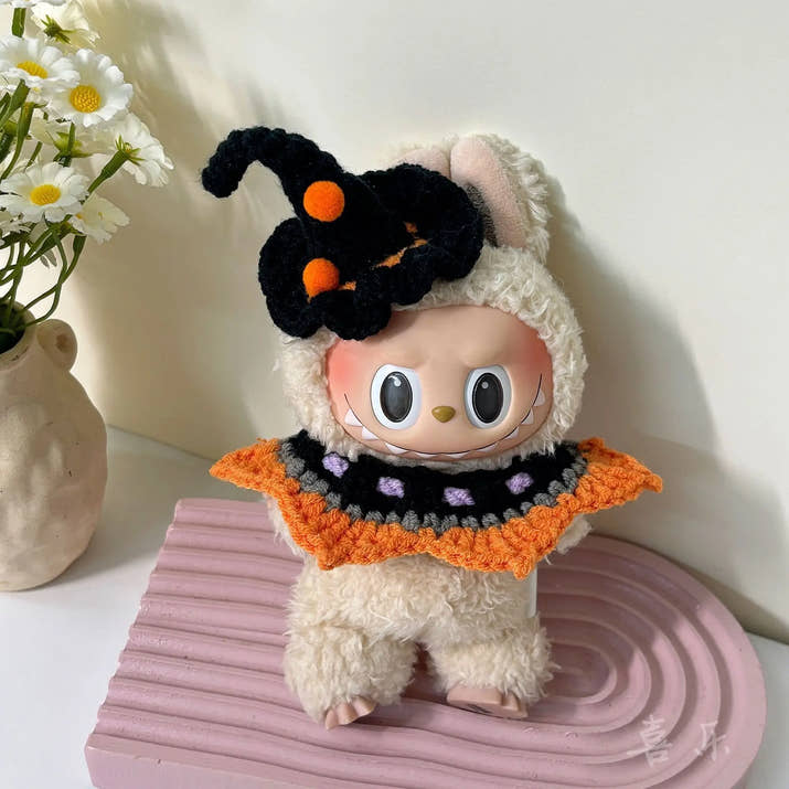 Whimsical Pumpkin Outfits for Labubu Dolls™