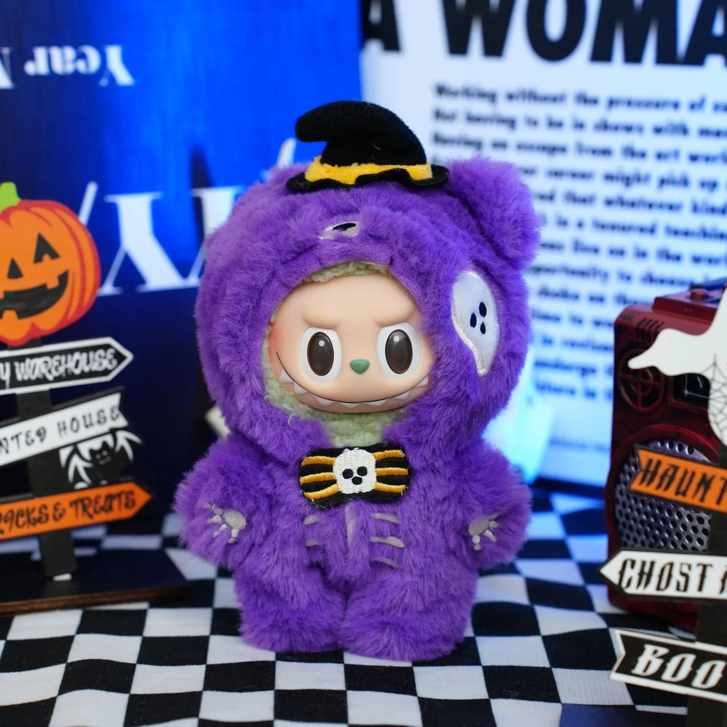 Whimsical Pumpkin Outfits for Labubu Dolls™