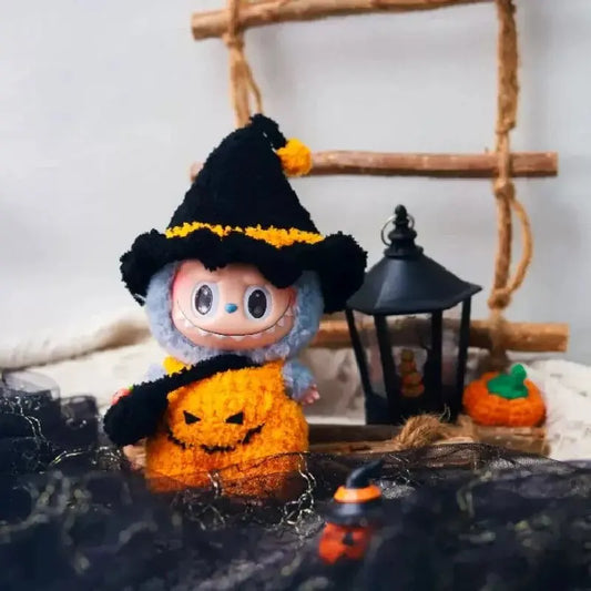 Whimsical Pumpkin Outfits for Labubu Dolls™
