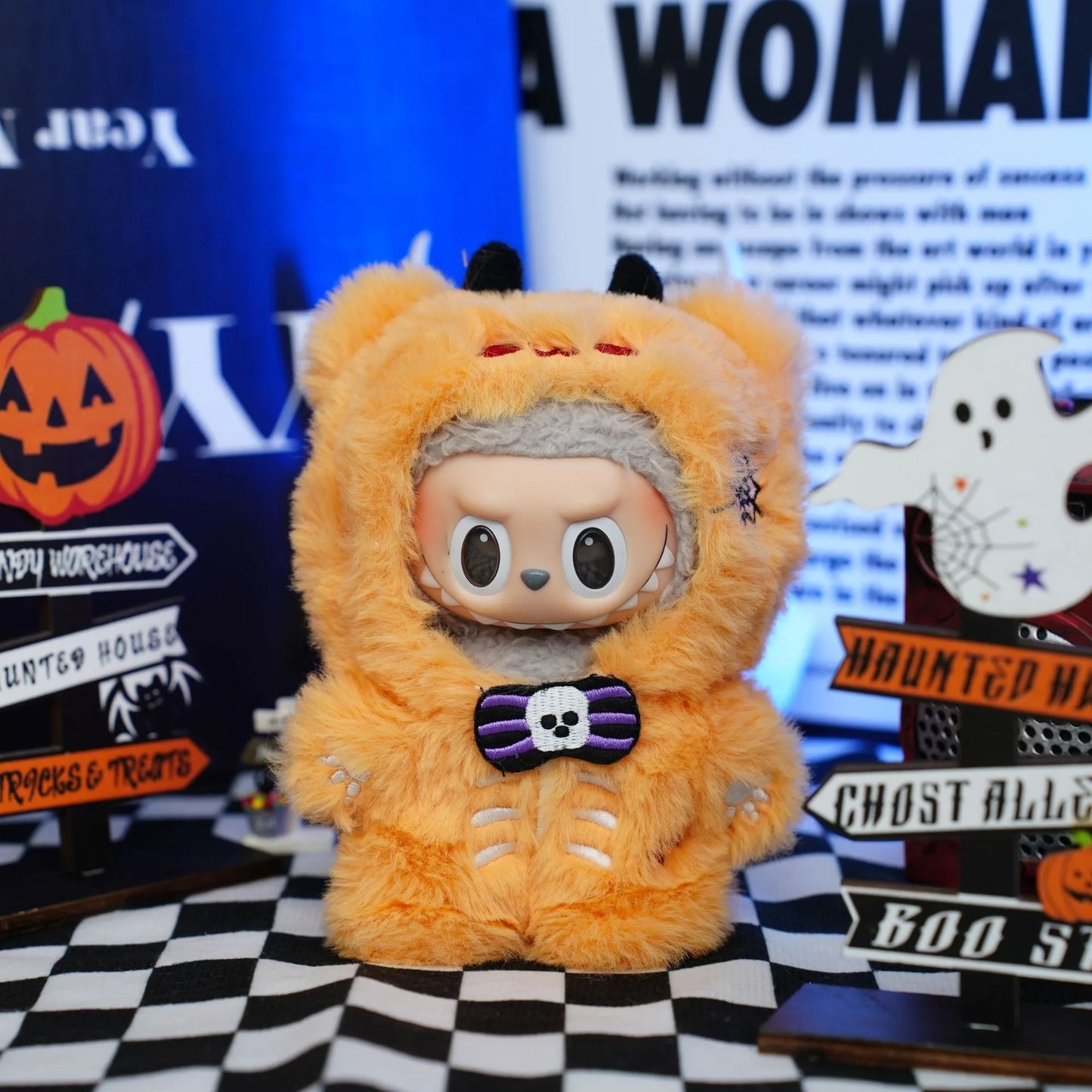 Whimsical Pumpkin Outfits for Labubu Dolls™
